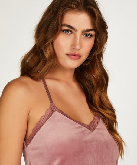 Velours Lace cami, Lyser&oslash;d
