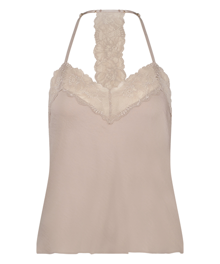 Cami-top Satin, Lilla