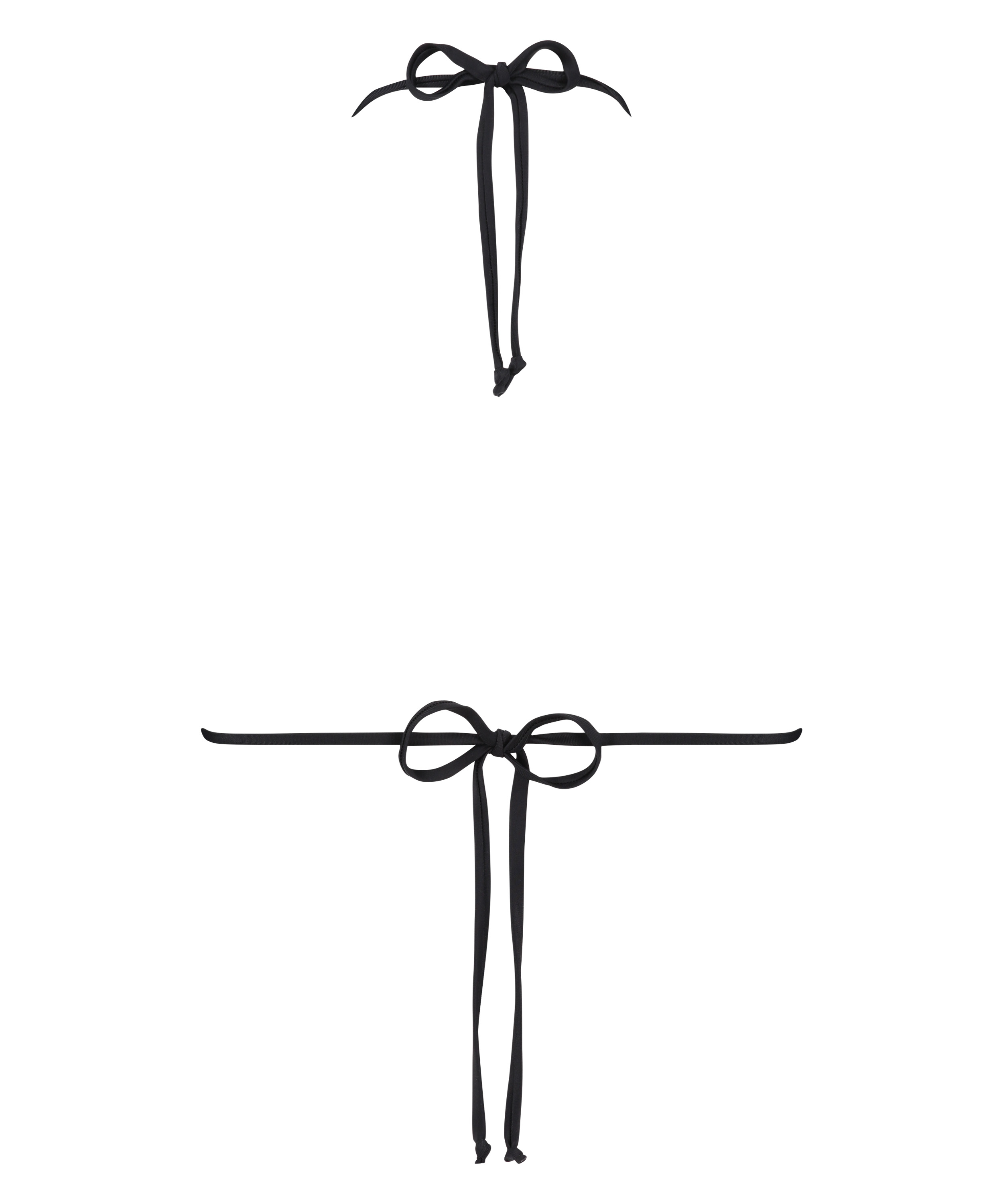 Trekants bikinitop Doha, Sort, main