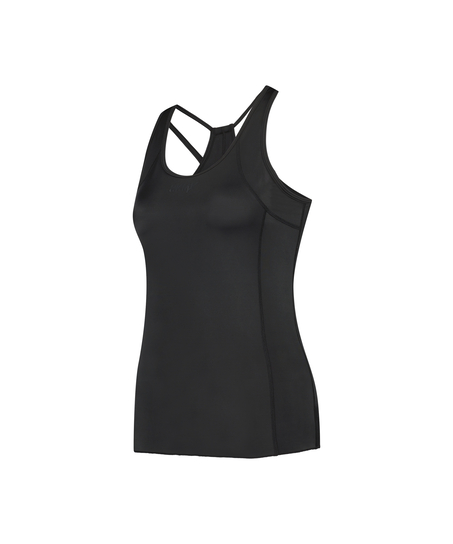 HKMX Sport slim fit tank top, Sort