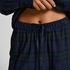Petite pyjamasbukser af Flannel, Bl&aring;