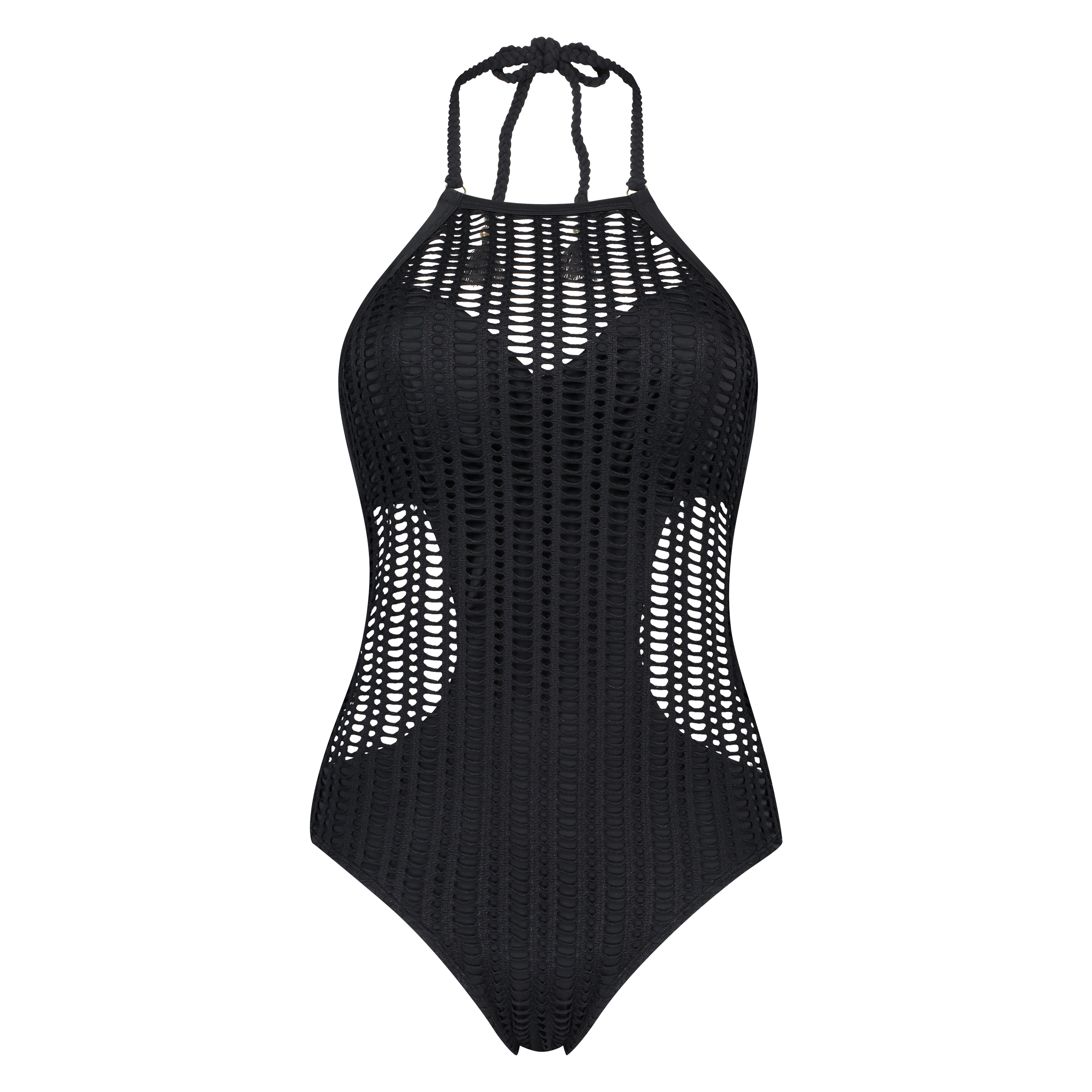 Borneo Mesh badedragt, sort, main