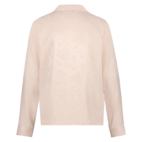 Satin pyjamastop, Lyser&oslash;d