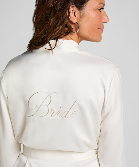 Kimono Brudesatin, Hvid