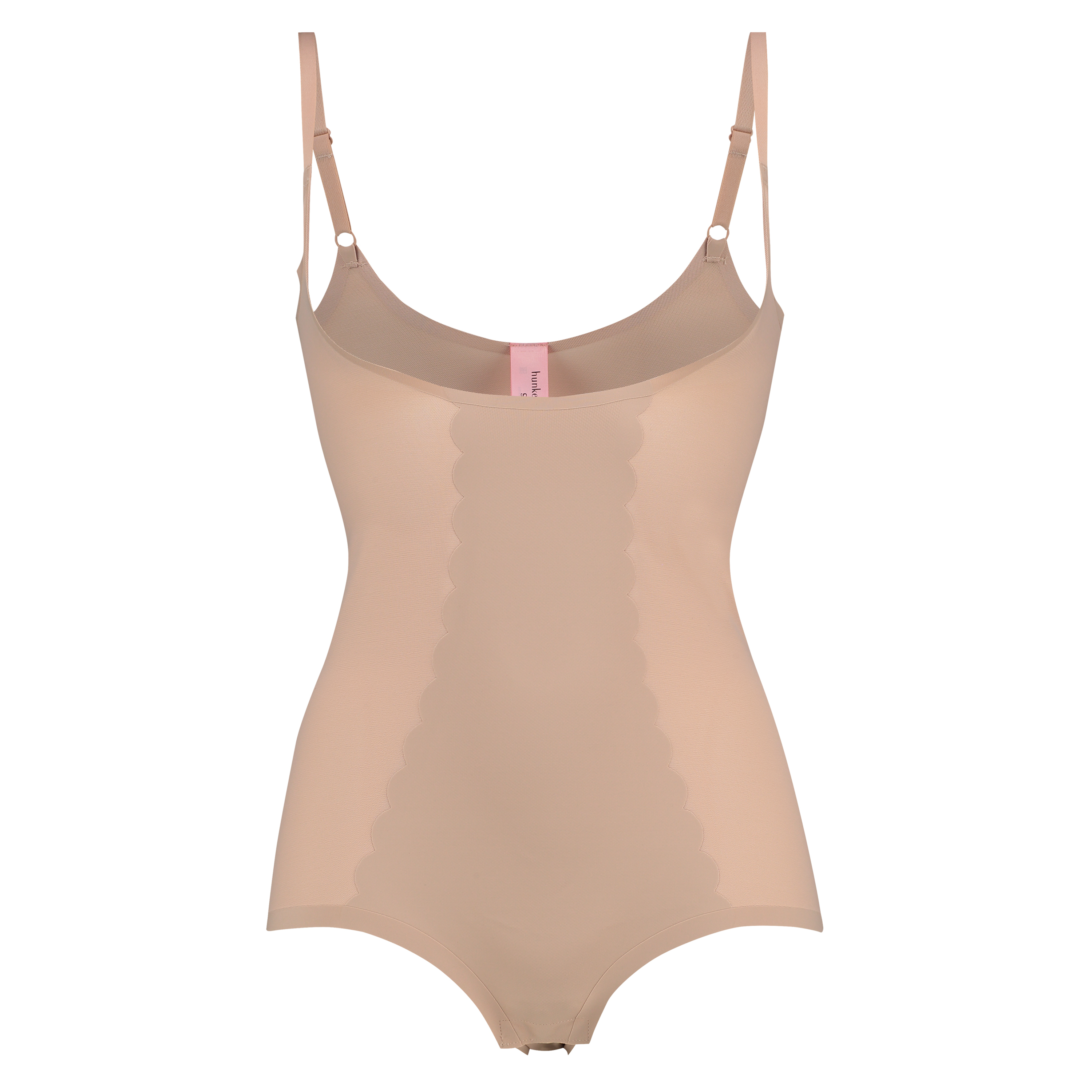 Opstrammende body med bølget kant - Level 3, Beige, main