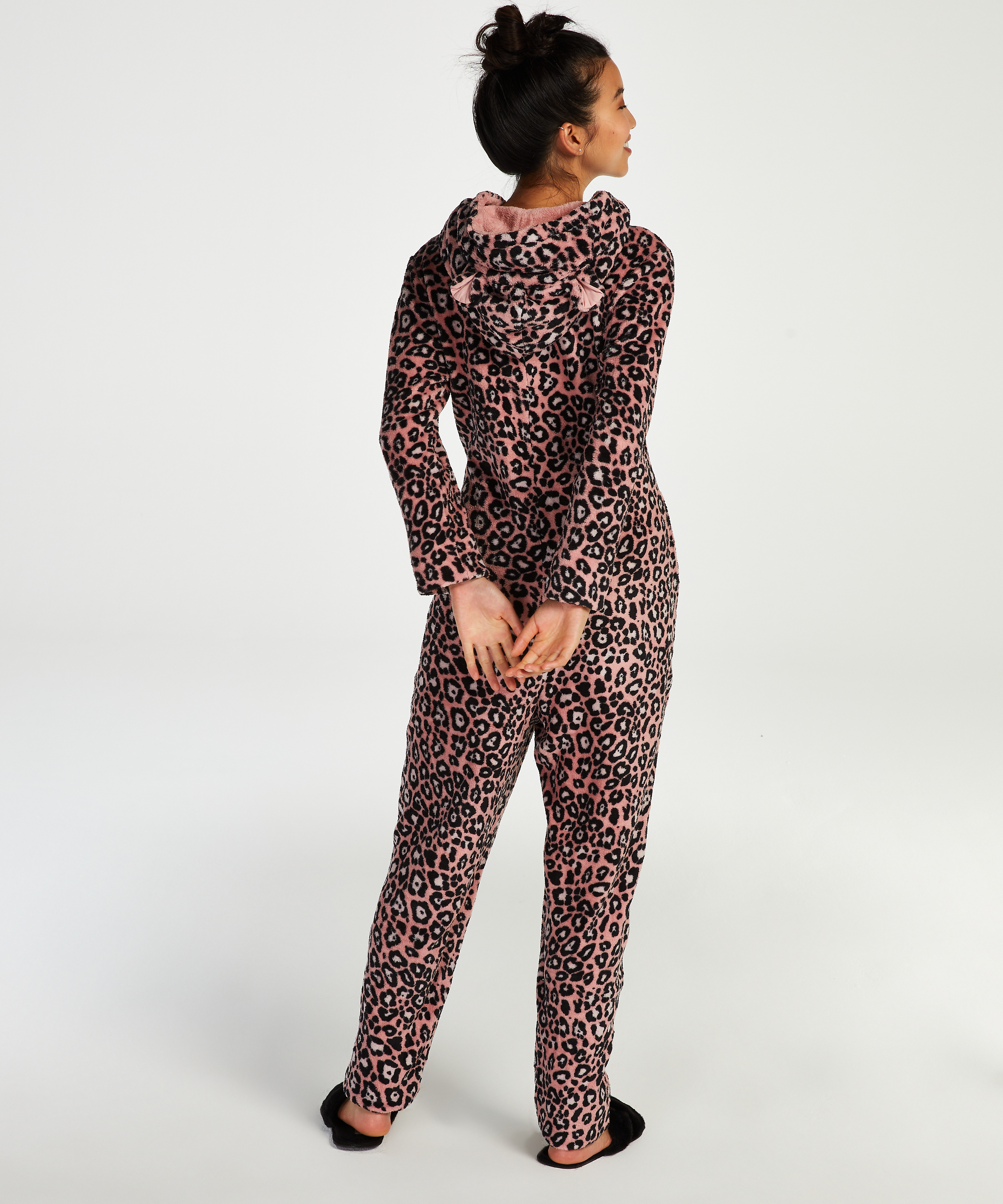 Onesie-jumpsuit Leopard, pink, main