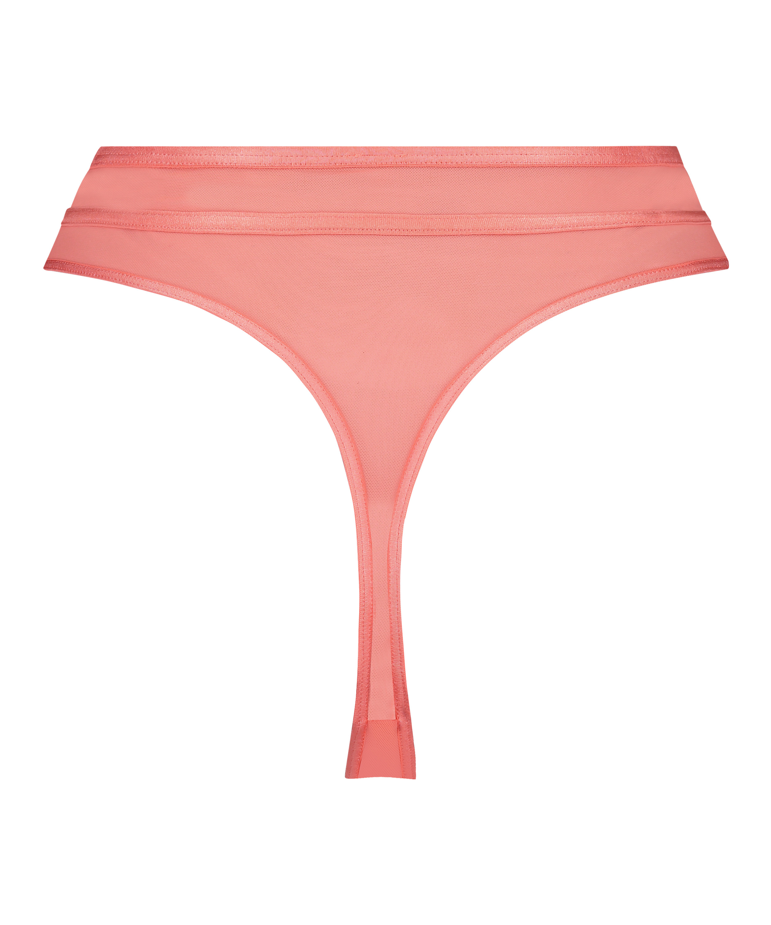 G-streng med højt snit Sexy Mesh, Orange, main