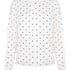 Pyjama Top Loose Pointelle, Hvid
