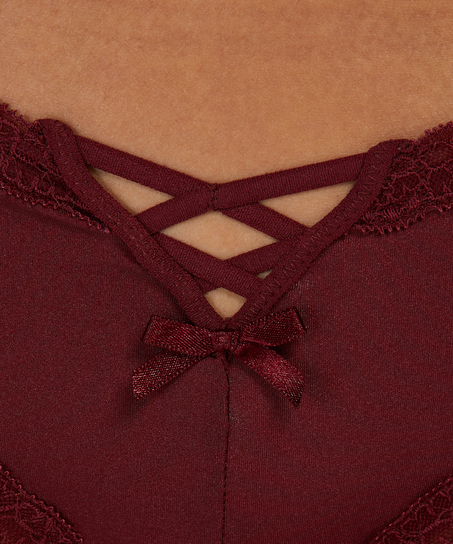 V-formet brasiliansk trusse Vixen, rød