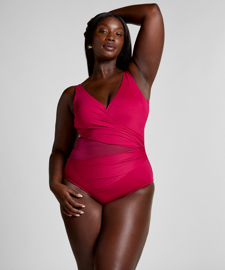 Badedragt Shaping Shell Mesh, Lyser&oslash;d