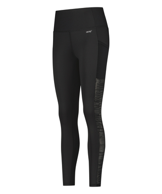 HKMX Sport leggings med høj talje Ruched, sort