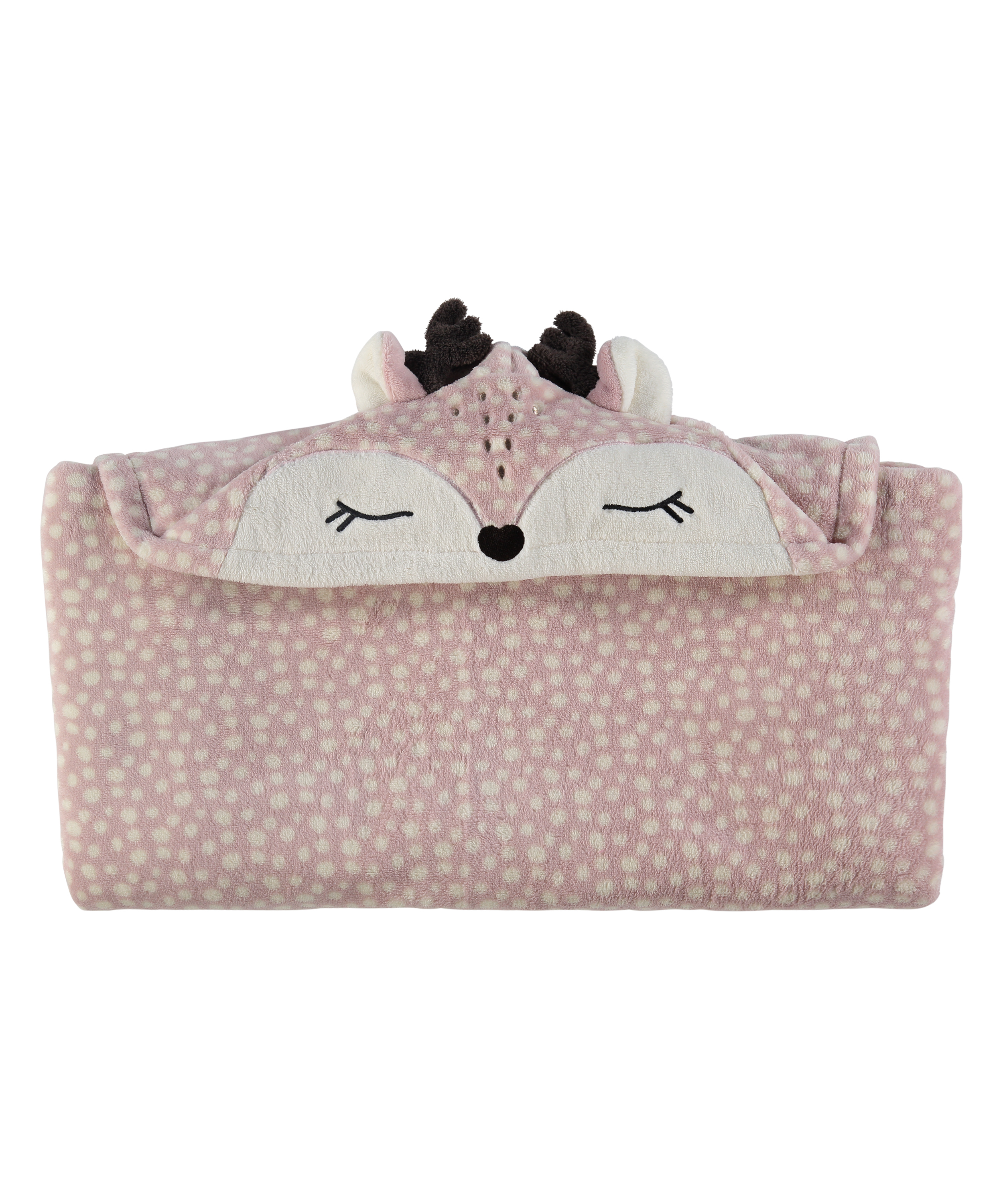 Hyggetæppe Rensdyr, pink, main