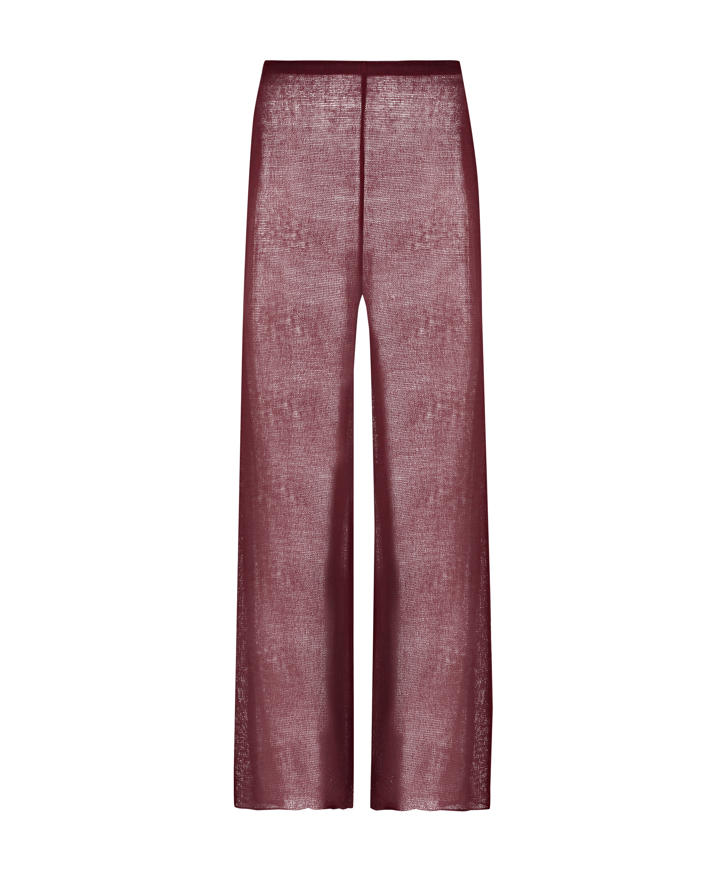 Åben strikket strandbuks, rød, main