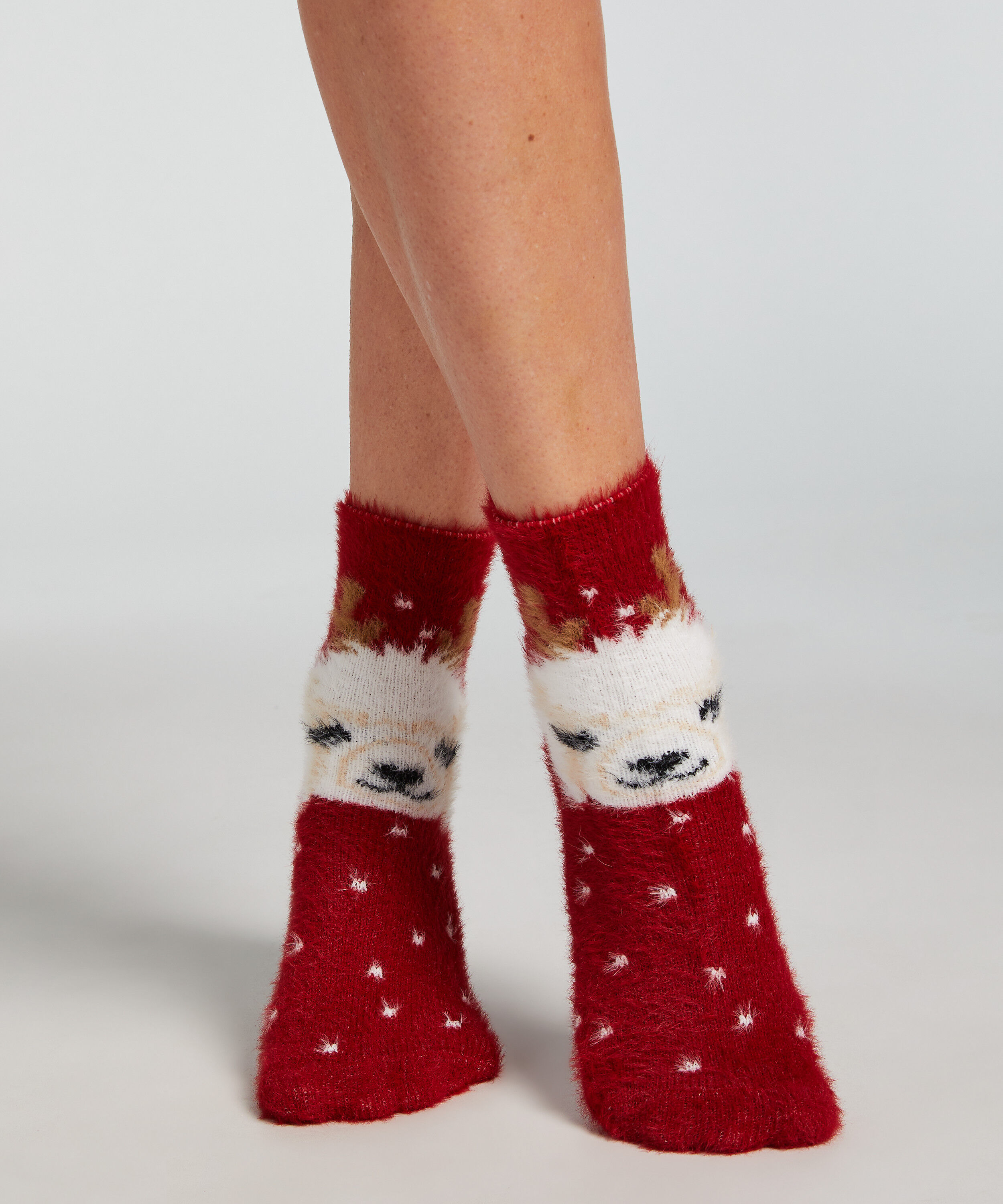 2 par hyggesokker Cosy, R&oslash;d