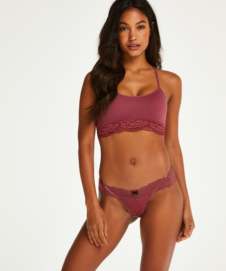 Seamless bralette Marine, R&oslash;d