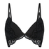 Formstøbt longline push-up-bøjle-bh Pippa, Sort