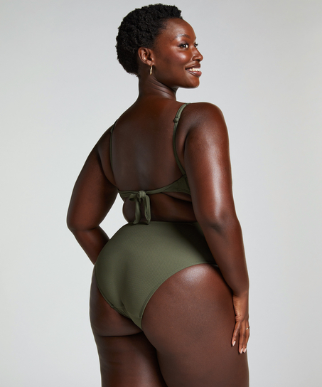 Badedragt Relief, grøn