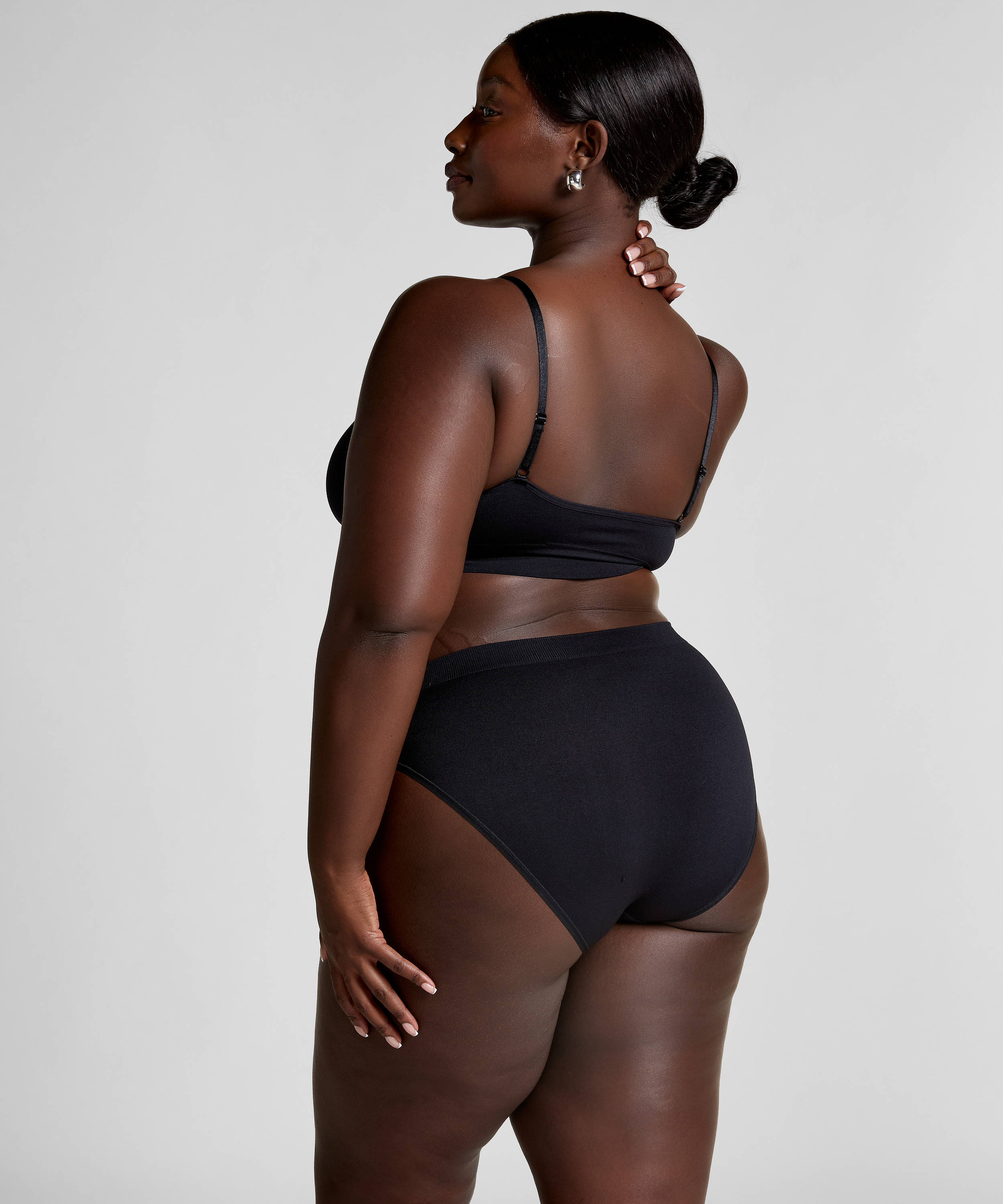 Dide høj trusse, Sort, main