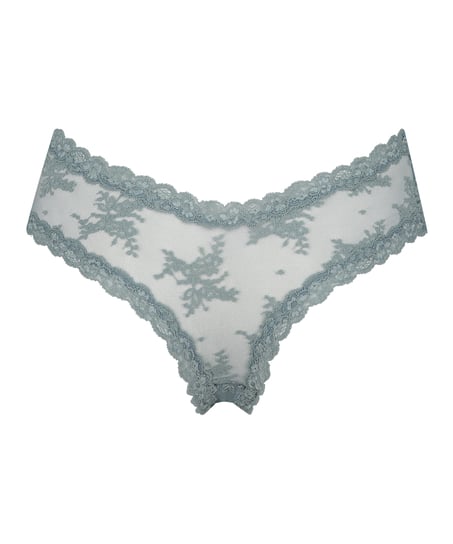 Brasiliansk trusse V-shape Mesh, Gr&oslash;n