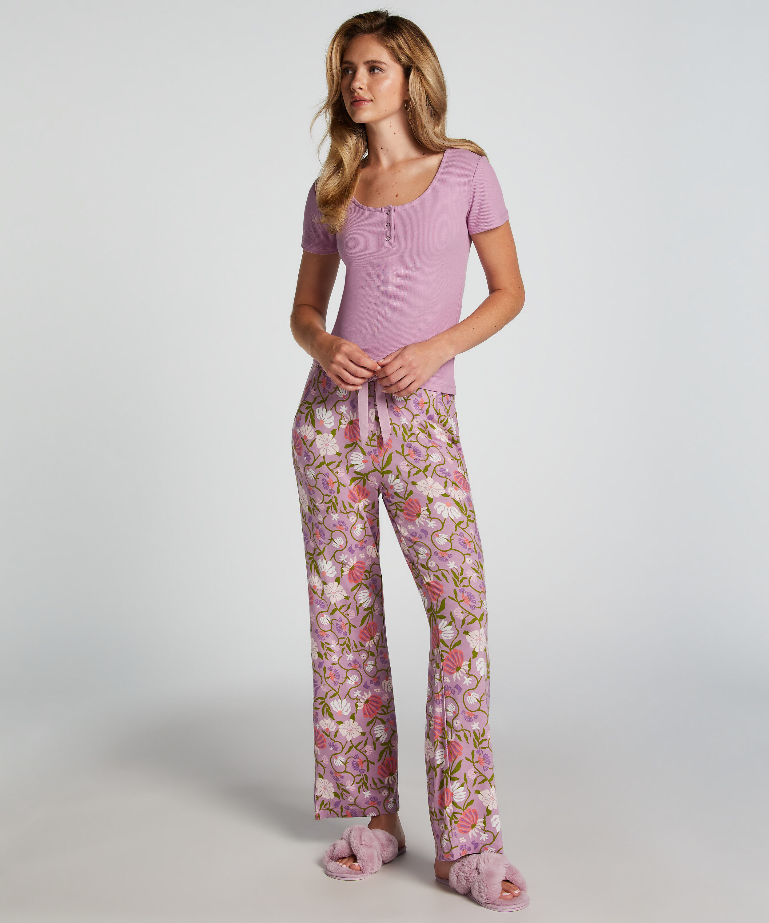 Pyjamasbukser Jersey, Lilla