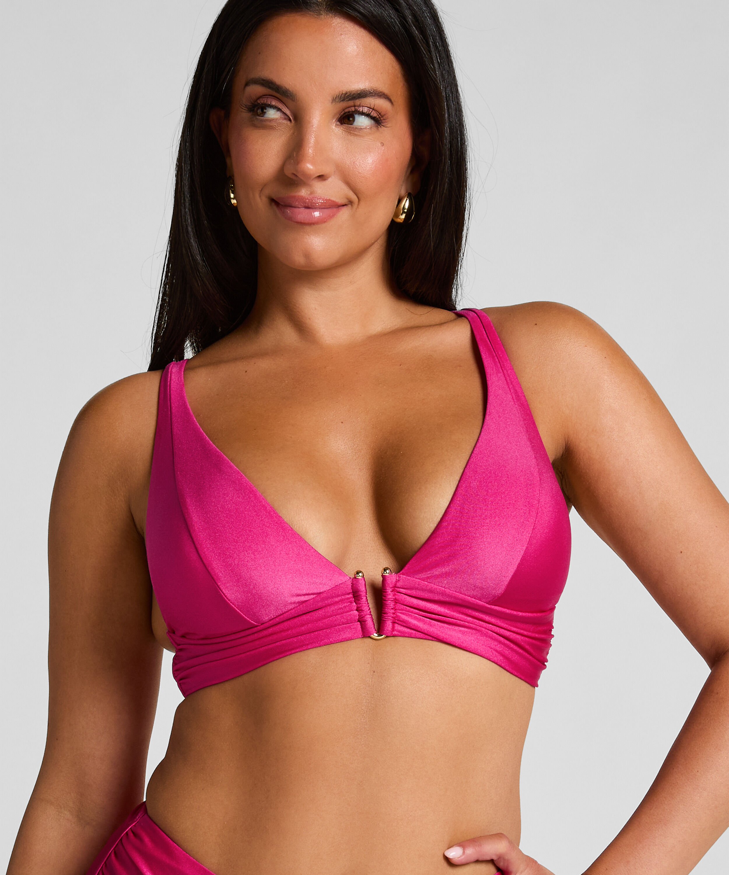 Trekantsbikinitop Luna, Lyserød