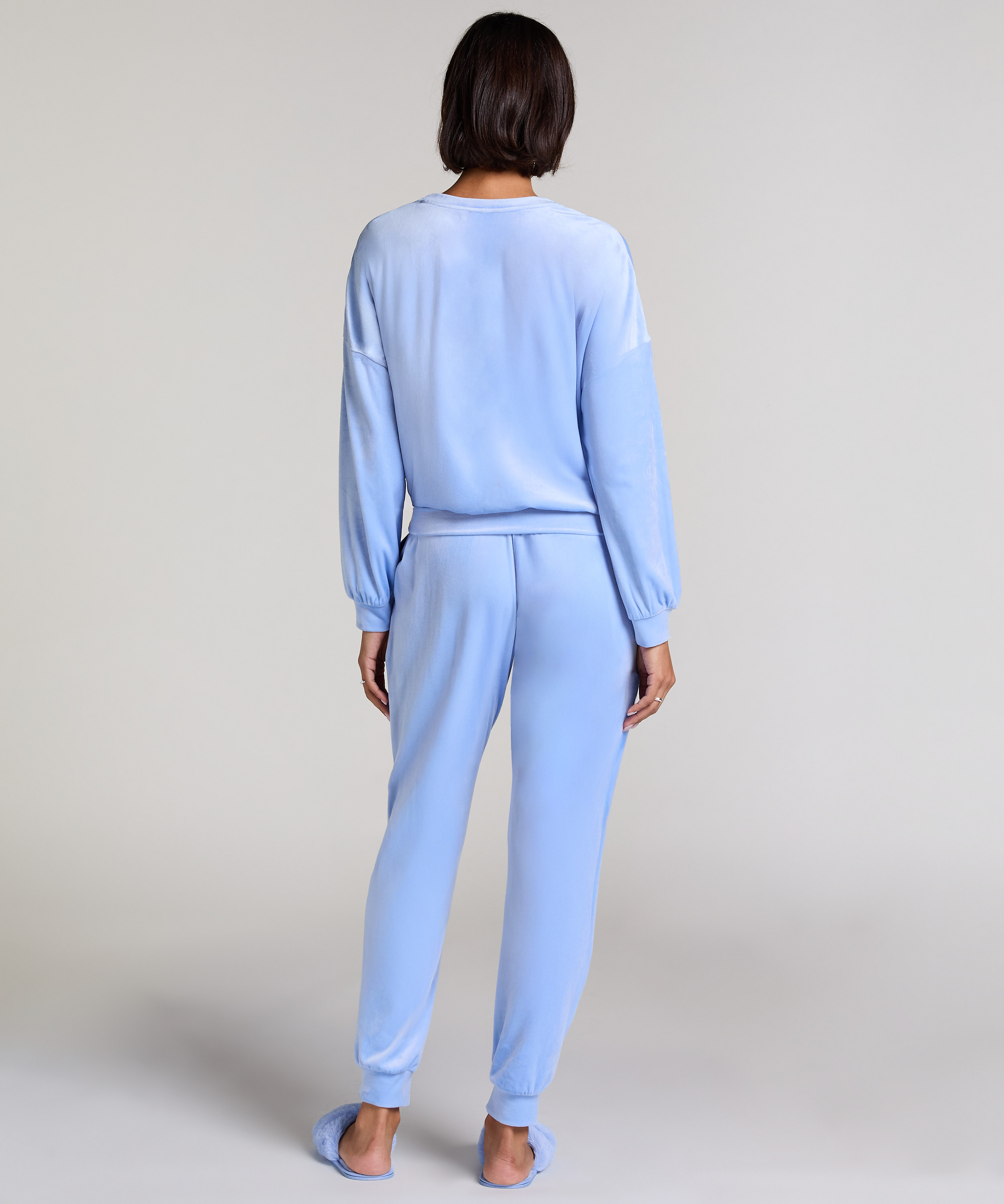 Velourtop, Blå, main