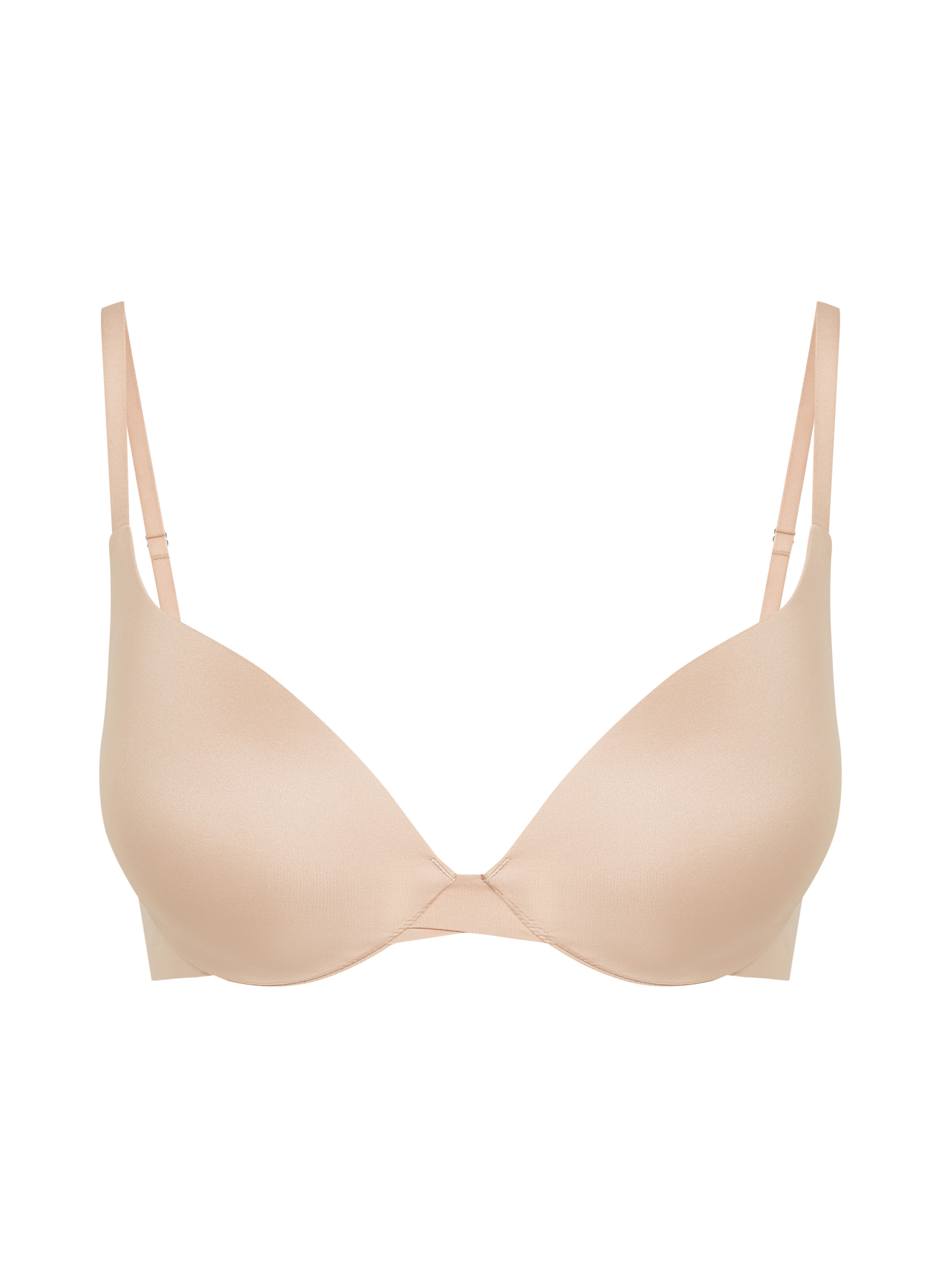 Formstøbt pushup-bøjle-bh Smooth, Beige, main