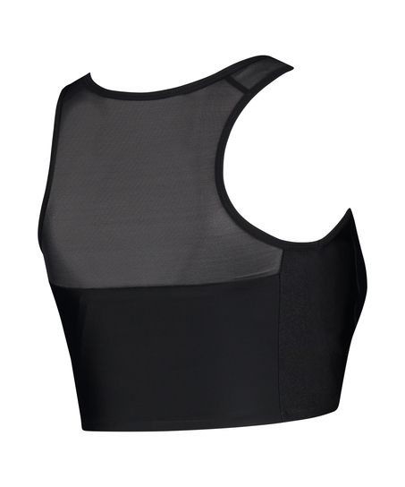 HKMX Sport cropped tanktop Shine on, Sort