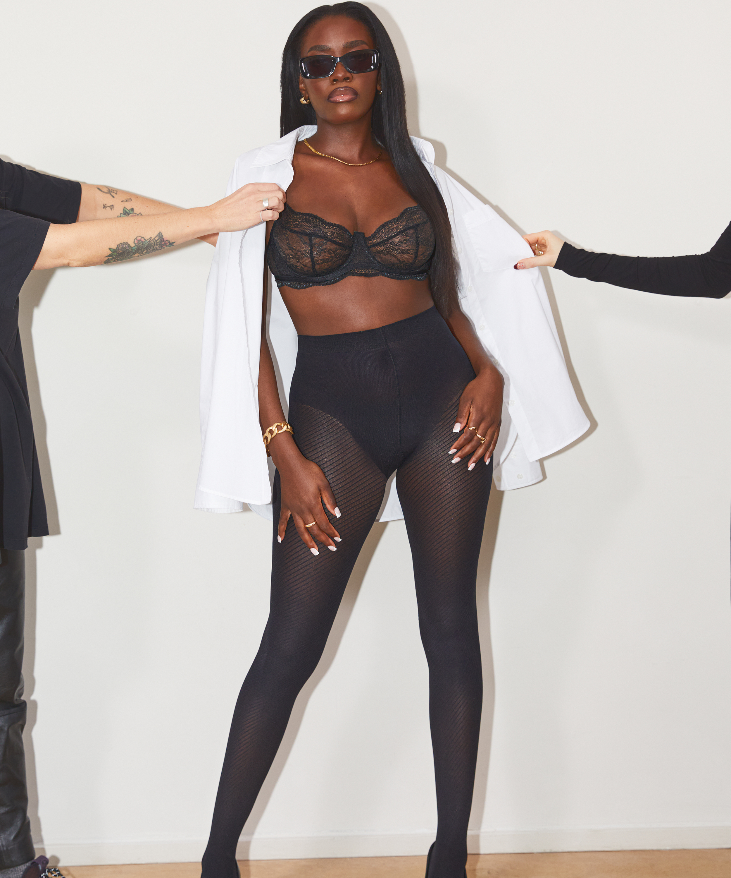 Str&oslash;mpebukser 20 Denier, Sort, main