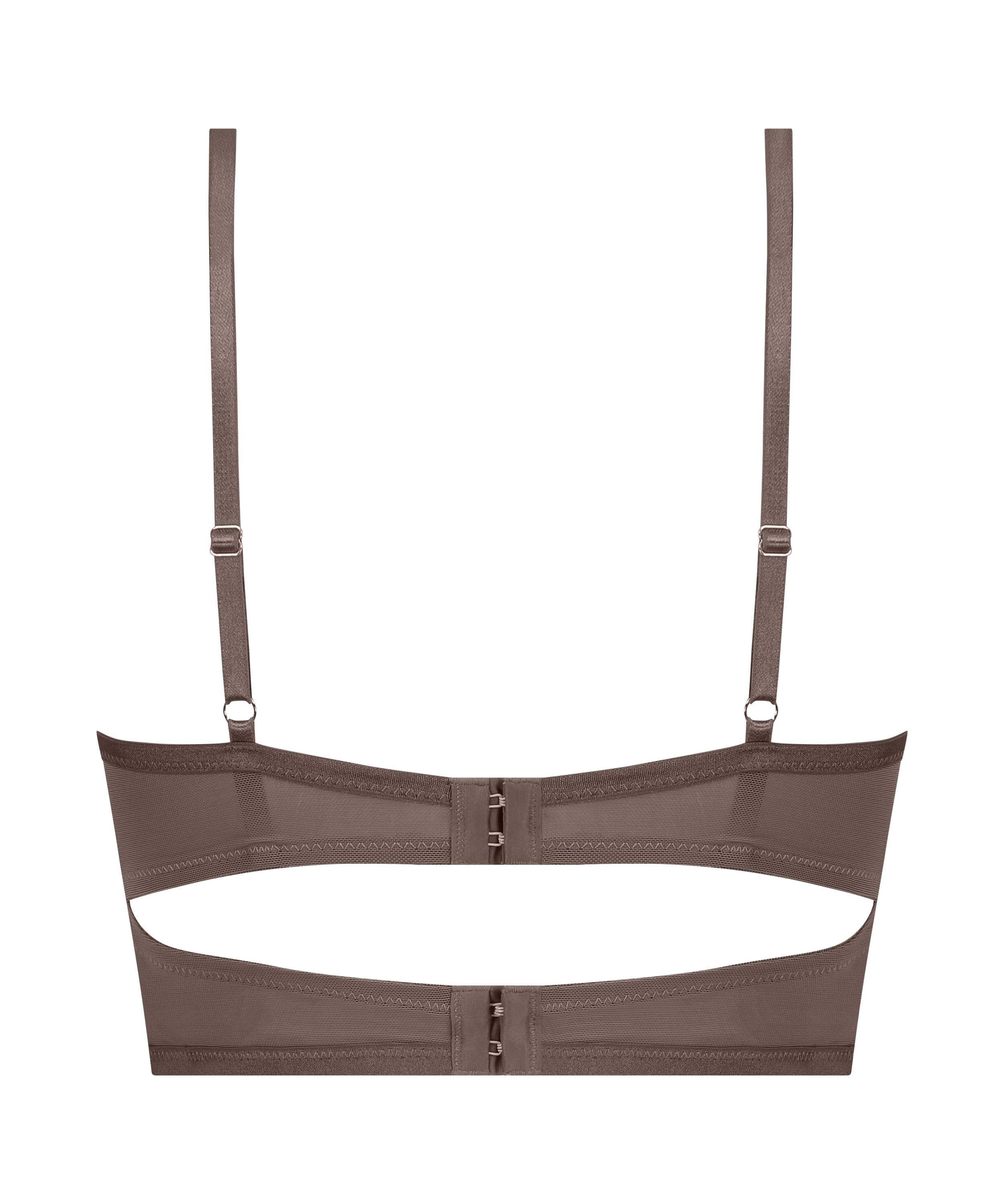 Formstøbt longline-bøjle-bh Arabella, Brun, main