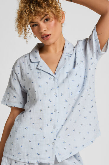 Hunkemöller Muslin jakke Blå