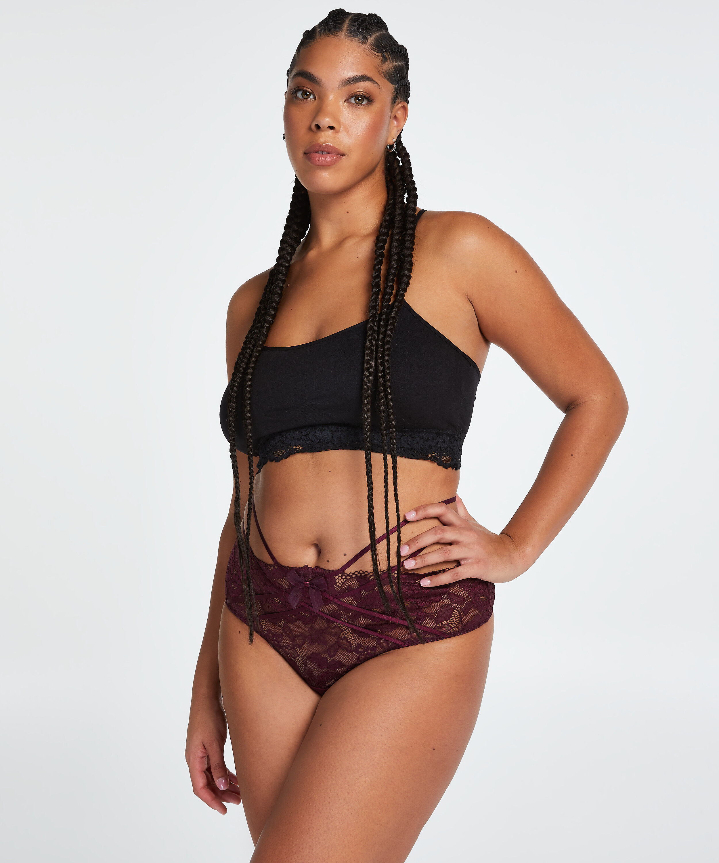 Sally g-streng Curvy, Rød