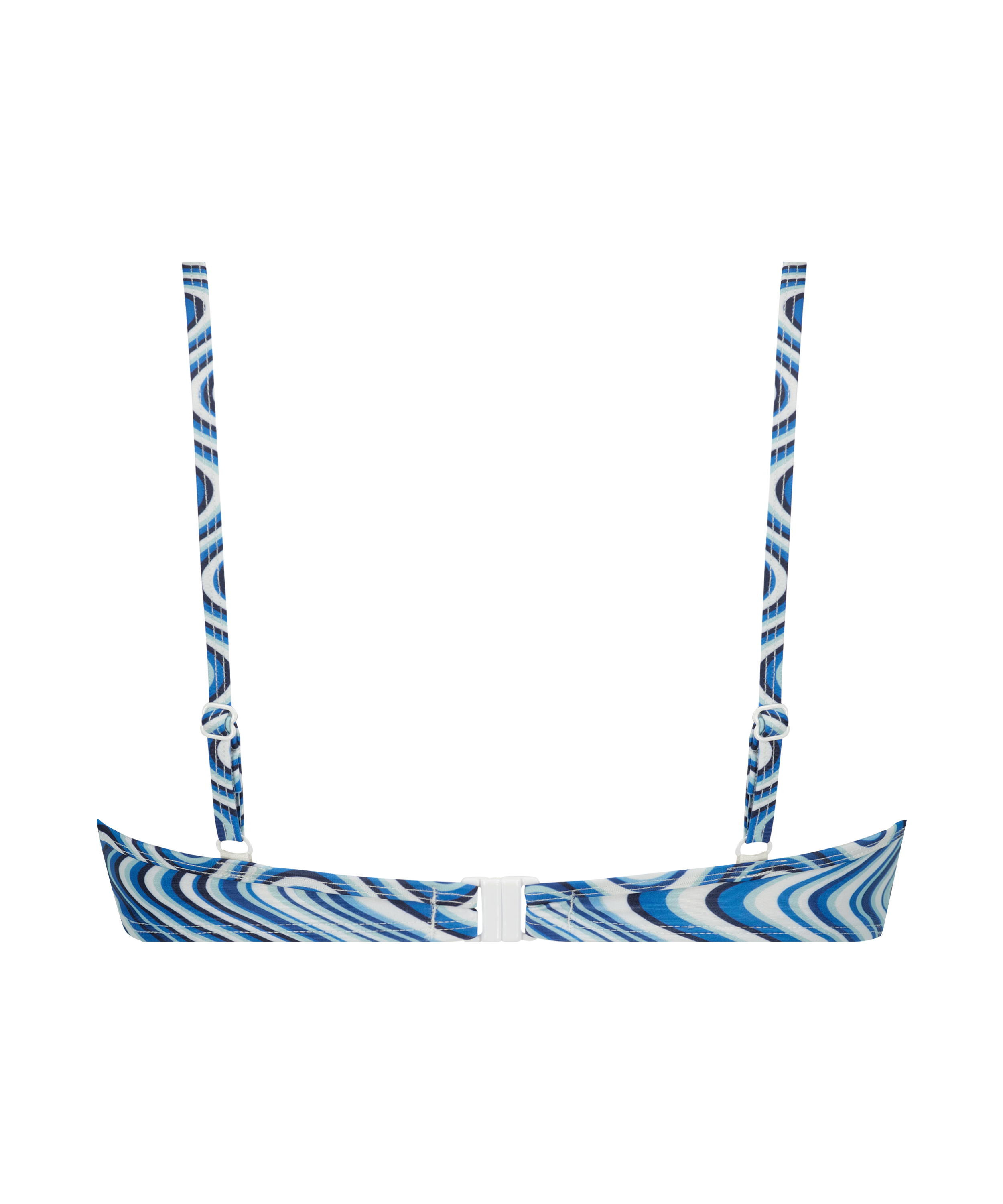 Ikke-formstøbt bikinitop med bøjle Hvar, Blå, main