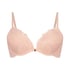 Formstøbt pushup-bøjle-bh Marine, Lyserød