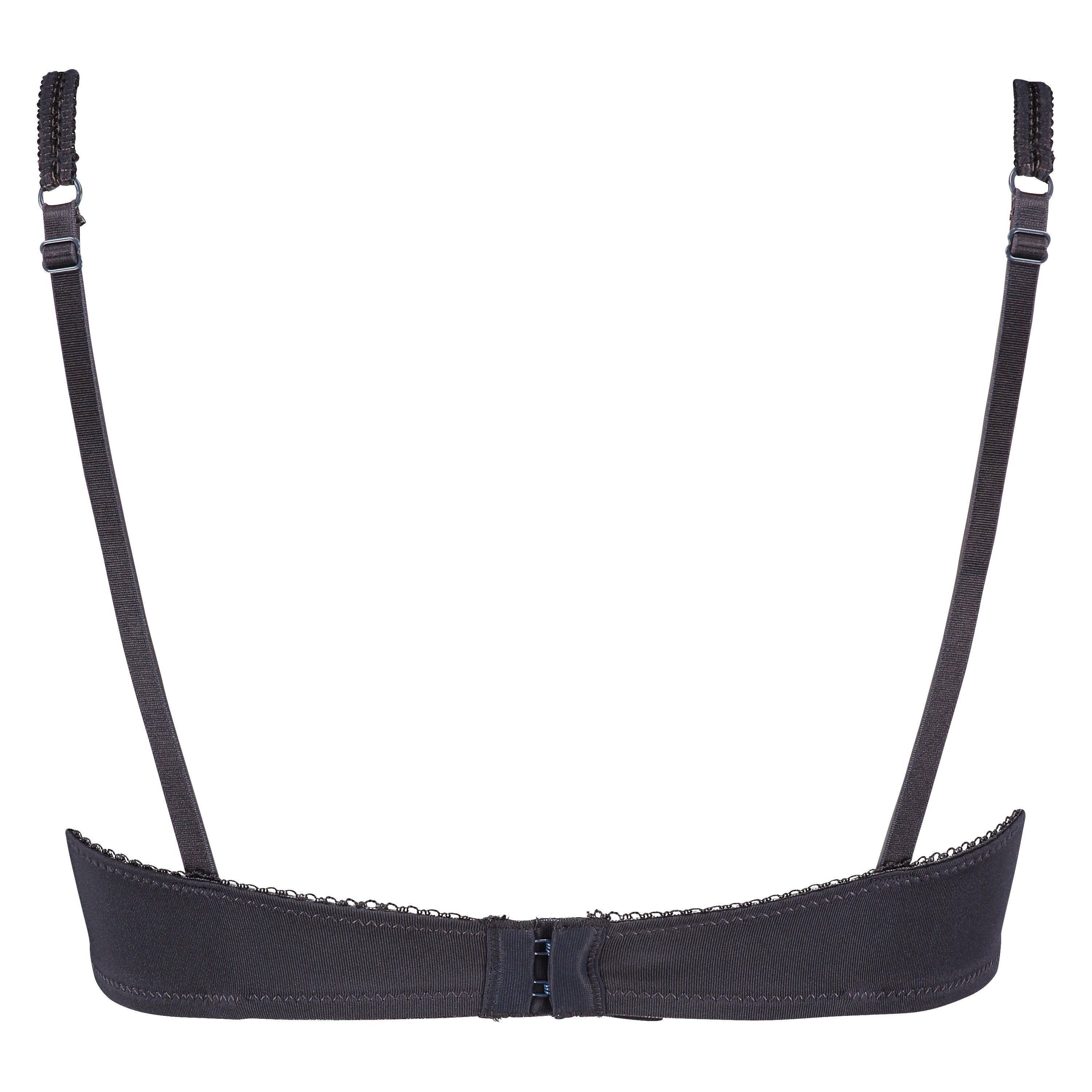 Secret Lace Contrast formstøbt bøjle-bh, Grå, main