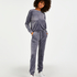 Joggingbukser Velour Lurex, Grå