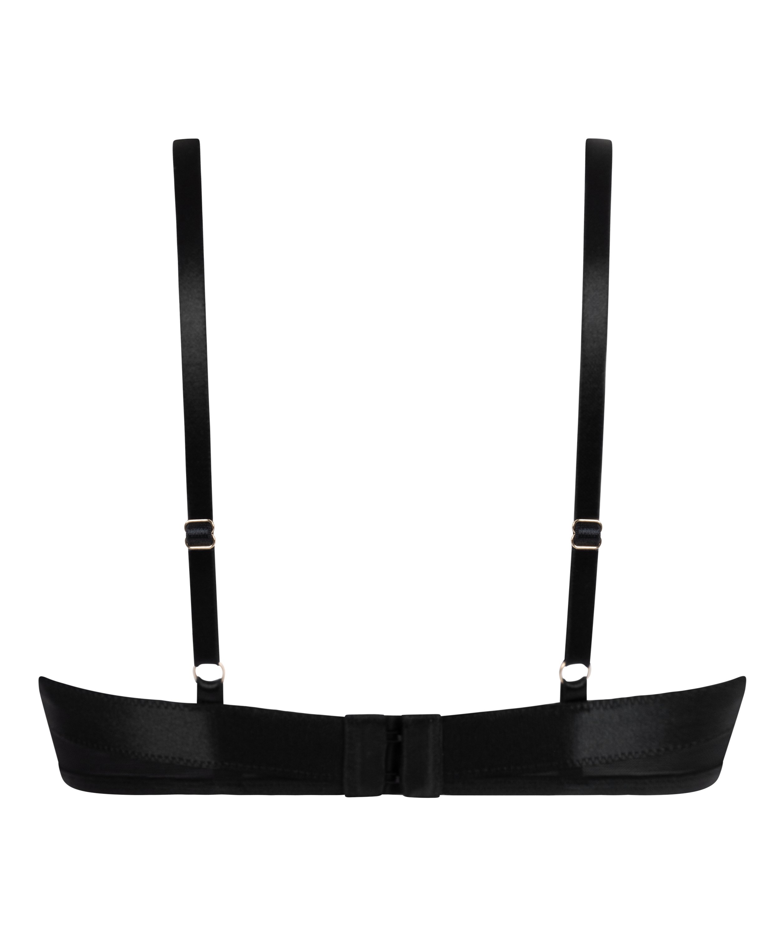 Ikke-formstøbt bøjle-bh Nisha, Sort, main