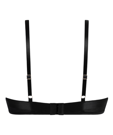 Ikke-formstøbt bøjle-bh Nisha, Sort