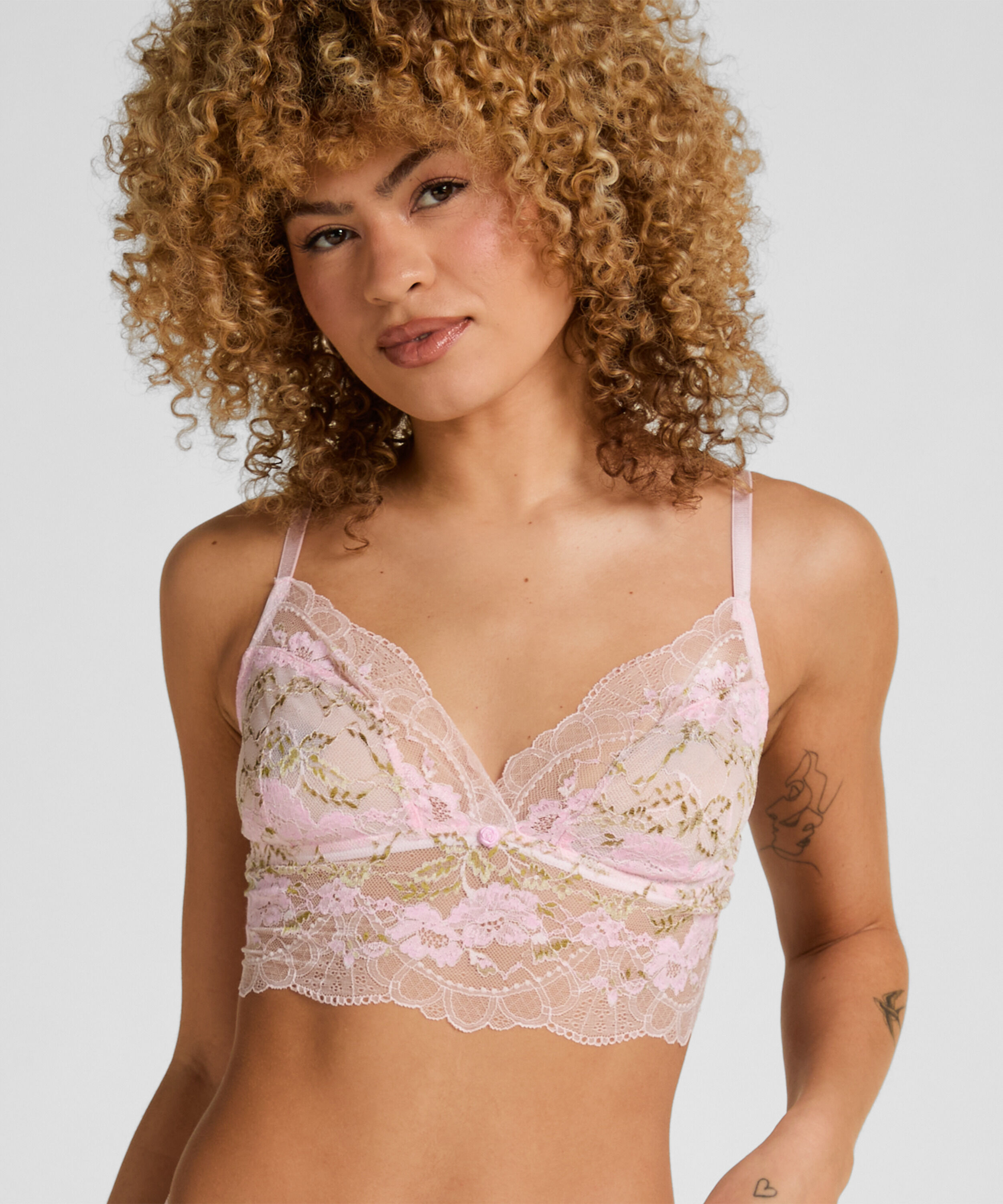 Miri Bralette, Lyserød Miri Bralette, Lyserød