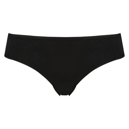 Laser Cut usynlig brasiliansk trusse, sort