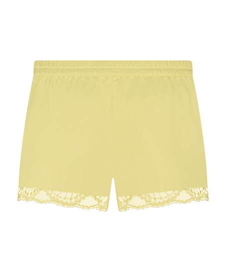 Pyjamasshorts Satin, Gul