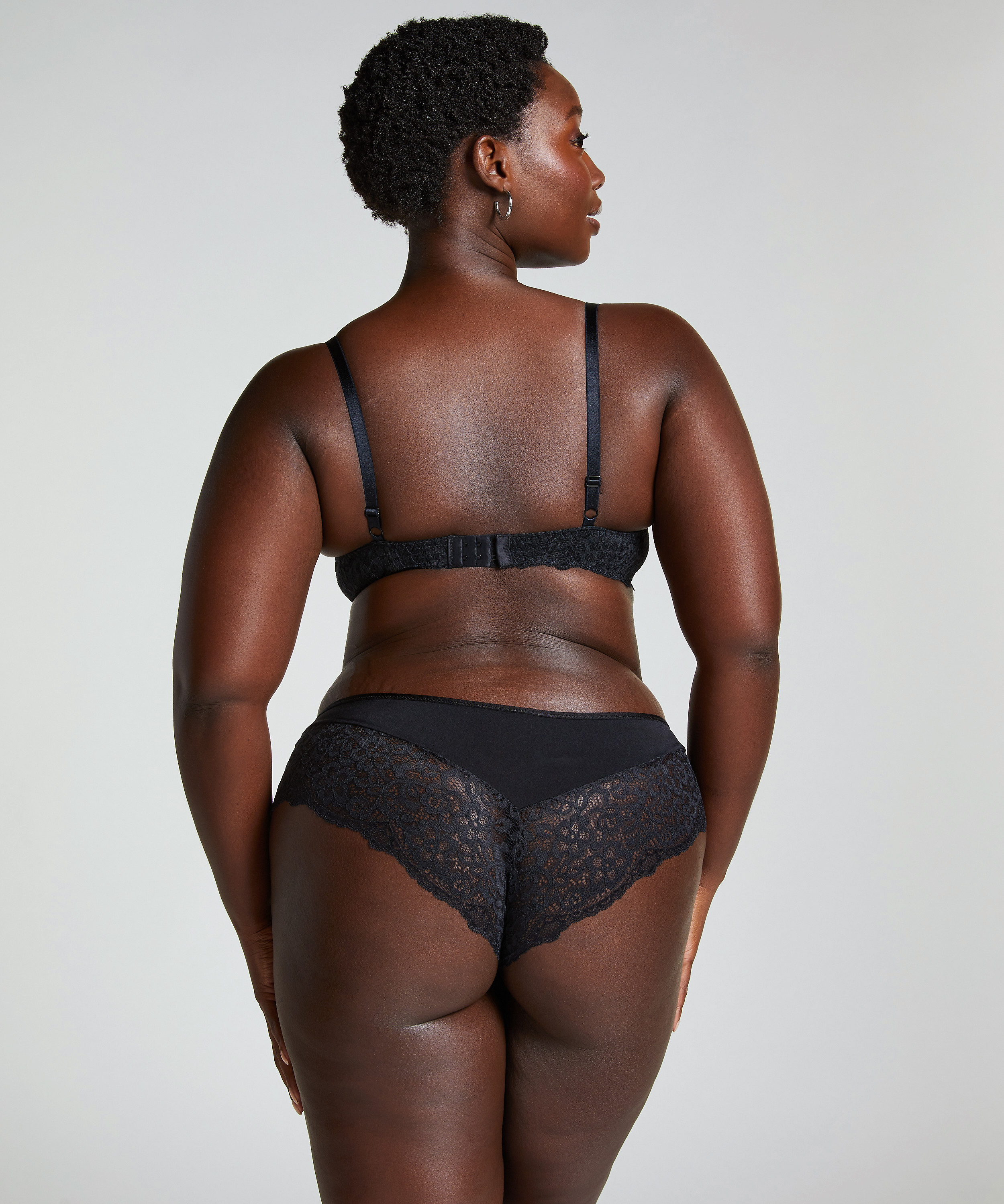 Ikke-formst&oslash;bt b&oslash;jle-bh Marine, Sort, main