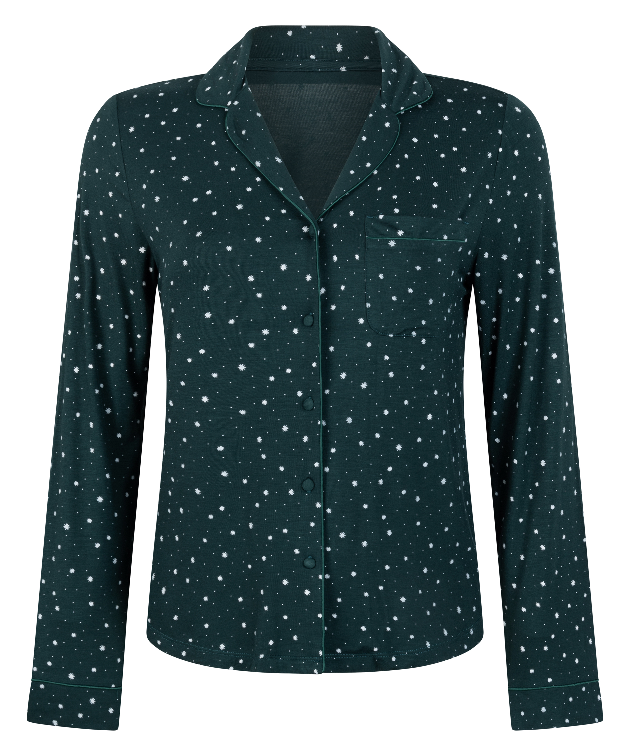 Langærmet jerseyjakke Essential, Grøn, main