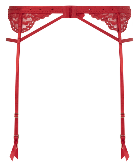 Private Jacky strømpeholder, Rød