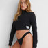 Crop top Lia HKM x NA-KD, Sort