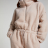 Onesie-jumpsuit fleece, Beige