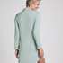 Langærmet jerseyskjortekjole Essential, Grøn