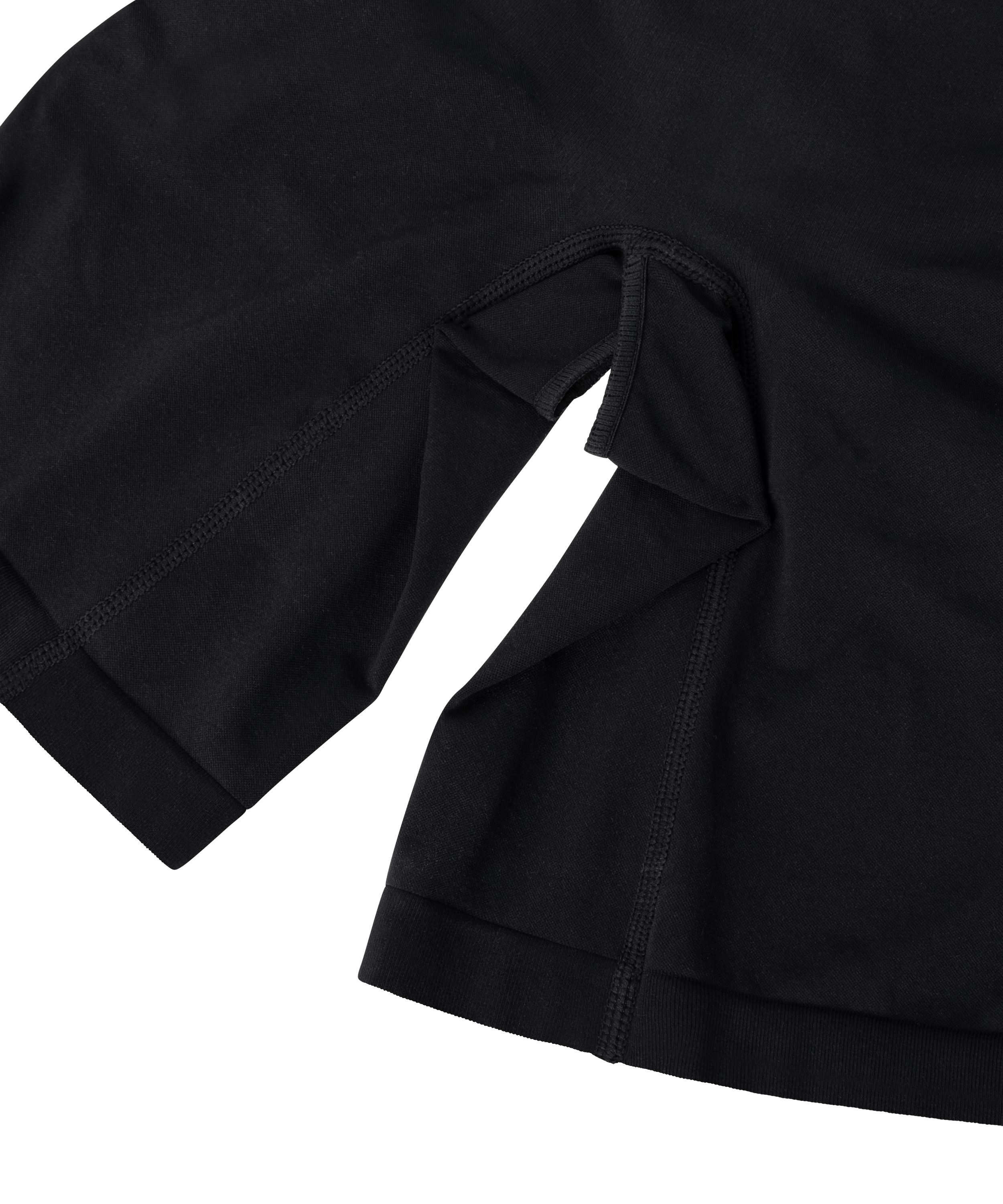 Sømløs forstærkende lårslanker, Sort, main