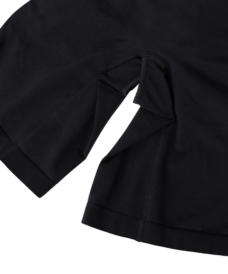 Sømløs forstærkende lårslanker, Sort