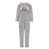 Kids Fleece Jumpsuit, Grå